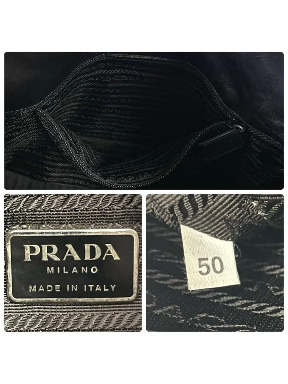 Prada each size
